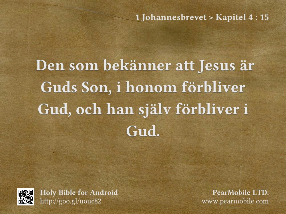 1 Johannesbrevet, Kapitel 4:15